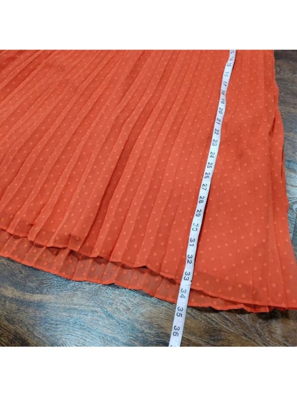 Nanette Pleta Cup Size 6 Boho Hippie Festival Whimsy Print Dress Orange - Picture 11 of 13